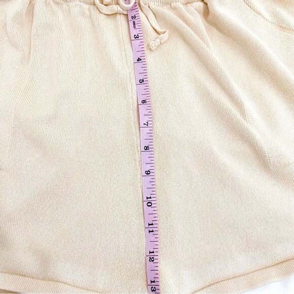 Pink Knit Women’s Drawstring Waist Sleep Shorts, Size Large - Picture 5 of 7